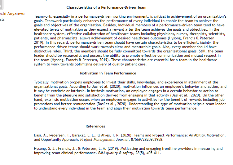 NRS 451 Executive Summary Topic 3 Discussions