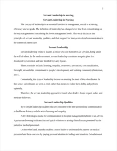 Servant Leadership in nursing – page 2