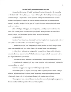 how has health promotion changed over time – page 2