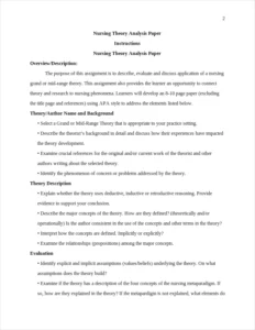 nursing theory analysis paper – page 2