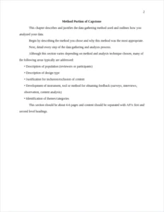 method portion of capstone – page 2