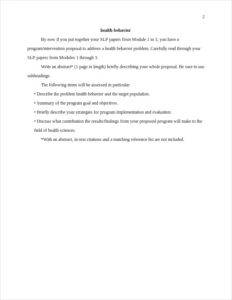 health behavior – page 2