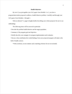 health behaviors – page 2