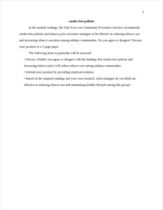 smoke-free policies – page 2