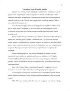 translational research graphic organizer – page 2