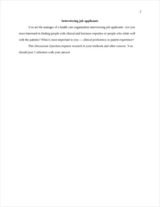 interviewing job applicants – page 2