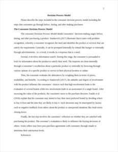 Decision Process Model – page 2