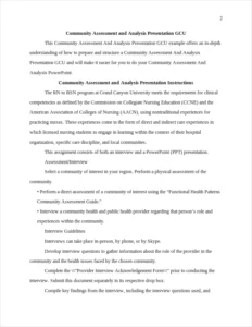 Community Assessment and Analysis Presentation – page 2