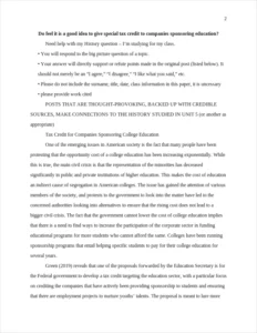do feel it is a good idea to give special tax credit to companies sponsoring education? – page 2