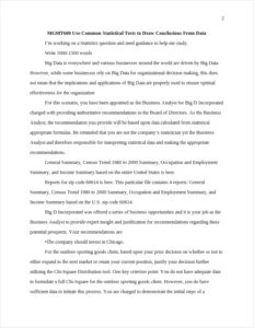 mgmt600 use common statistical tests to draw conclusions from data – page 2