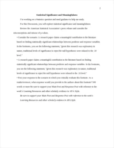 statistical significance and meaningfulness – page 2