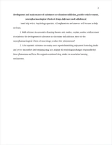 development and maintenance of substance use disorders/addiction – page 2