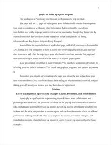 Lower Leg Injures in Sports Essay Example – page 2
