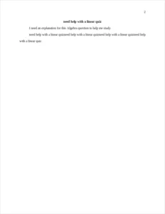 need help with a linear quiz – page 2