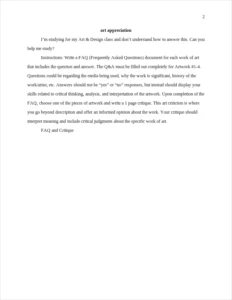 art appreciation – page 2