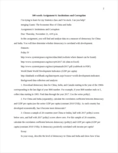 500 words assignment 6: institutions and corruption – page 2