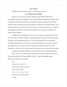 Case Analysis Essay Example – page 2