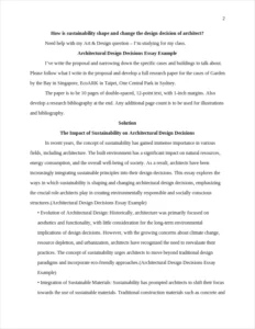 Architectural Design Decisions Essay Example – page 2