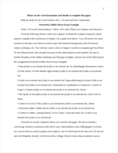 Terracotta Soldier Horse Essay Example – page 2