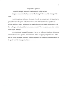 compare two speeches – page 2