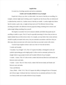 Gender and Sexuality Reflective Essay Example – page 2