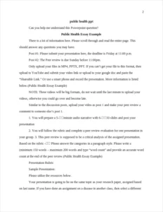 Public Health Essay Example – page 2