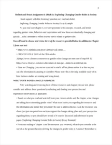 Exploring Changing Gender Roles in Society – page 2
