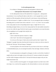 Anthropometric Measurements Essay Example – page 2