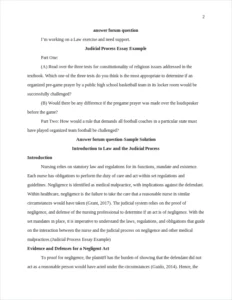 Judicial Process Essay Example – page 2