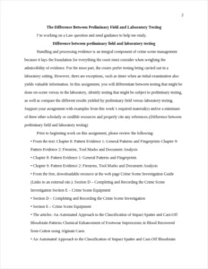 Difference between preliminary field and laboratory testing – page 2