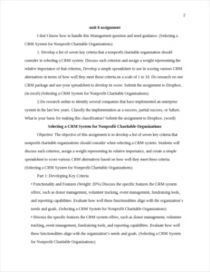 Selecting a CRM System – page 2