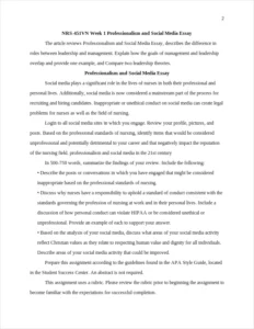 Professionalism and Social Media Essay – page 2