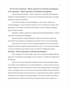 Effective Approaches in Leadership and Management – page 2