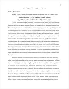 Lease Explained Essay Example – page 2