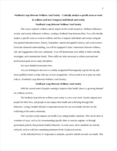 Feedback Loop Between Wellness And Society – page 2