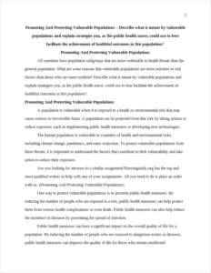 Promoting And Protecting Vulnerable Populations – page 2