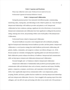 Interpersonal Collaboration – page 2