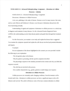 Alterations in Cellular Processes – page 2