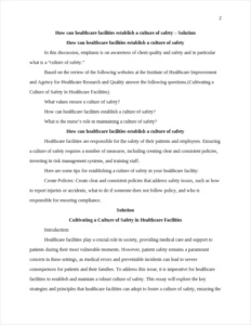 Cultivating a Culture of Safety in Healthcare Facilities – page 2