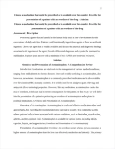 Overdose and Presentation of Acetaminophen – page 2