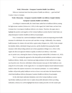 European-Countries HealthCare delivery EssaySample – page 2