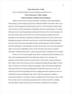 Ethics in Healthcare Essay Example – page 2