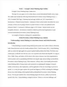 Ebola Prevention Critical-Thinking Essay – page 2