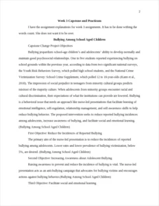 Bullying Among School Aged Children – page 2