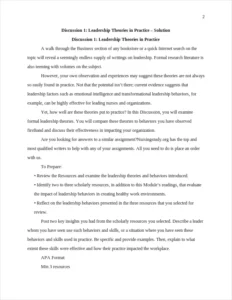 Leadership Theories in Practice – page 2