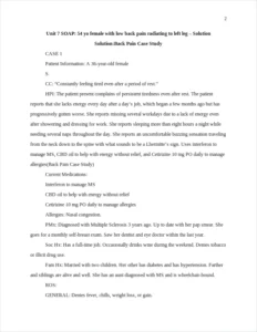 Back Pain Case Study – page 2