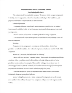 Population Health – page 2