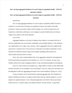 How can large aggregated databases be used to improve population health – page 2