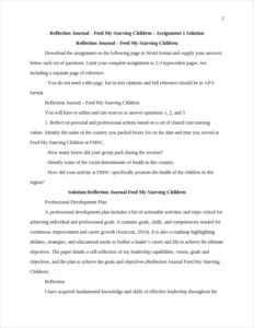 Reflection Journal Feed My Starving Children – page 2