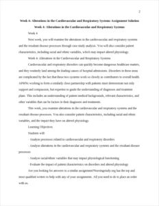 Alterations in the Cardiovascular and Respiratory – page 2
